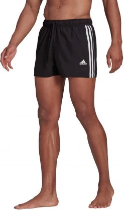 Nouveau ❤️ Adidas 3S CLX Versatile Shorts Men, bleu ⌛ -Maillots de bain Soldes adidas 3s clx versatile shorts men black 6 1