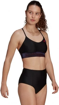 Vente flash ✔️ Adidas All me Performance ❤️ Bikini Top Women, noir ❤️ -Maillots de bain Soldes adidas all me performance bikini top women black 5