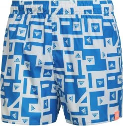 Sortie ⌛ Adidas BOS AOP CLX Shorts Men, bleu/blanc 🎁