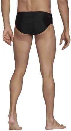 Bon marché ✔️ Adidas Fit 3S Boxer de bain Homme, noir 🌟 -Maillots de bain Soldes adidas fit 3 stripes trunks herren black white 6 1