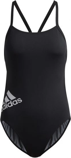 Tout neuf 😀 Adidas Pro Big Badge Of Sport Swimsuit Women, noir 💯