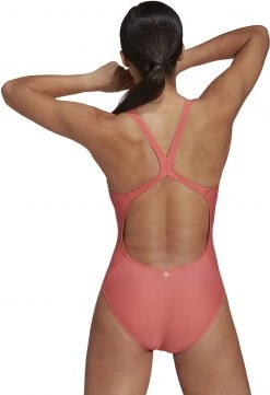 Budget 🤩 Adidas SH3. RO Bos Swimsuit 🎁 Women, rose ✨ -Maillots de bain Soldes adidas sh3 ro bos swimsuit women semi turbo vivid red 3