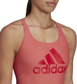 Budget 🤩 Adidas SH3. RO Bos Swimsuit 🎁 Women, rose ✨ -Maillots de bain Soldes adidas sh3 ro bos swimsuit women semi turbo vivid red 6