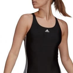 Meilleure affaire ✔️ Adidas SH3.RO 3S Swimsuit Women, noir ❤️ -Maillots de bain Soldes adidas sh3ro 3s swimsuit women black white 3