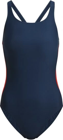 Promo 🛒 Adidas Sh3.Ro Taper S Swimsuit 😉 Women, bleu/rouge ⌛