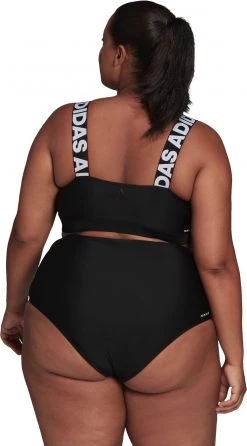 Meilleure affaire 👍 Adidas SH3.RO Top Plus 🌟 Women, noir ❤️ -Maillots de bain Soldes adidas sh3ro top plus women black white 3