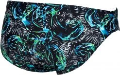 Meilleure affaire ⌛ Arena Allover Brief Men, Multicolore 🔥 -Maillots de bain Soldes arena allover brief men black multi 2 1