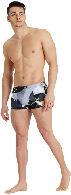 Remise 👏 Arena Allover Shorts Men, Multicolore 🎉 -Maillots de bain Soldes arena allover shorts men grey multicolor 5