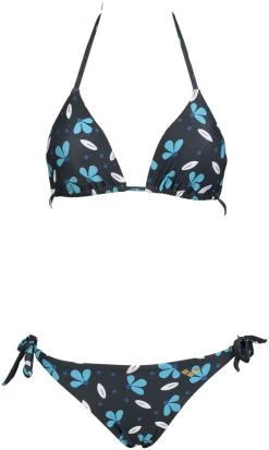 Vente flash ⌛ Arena Allover Triangle Bikini 🔥 Women, noir/Multicolore ⌛