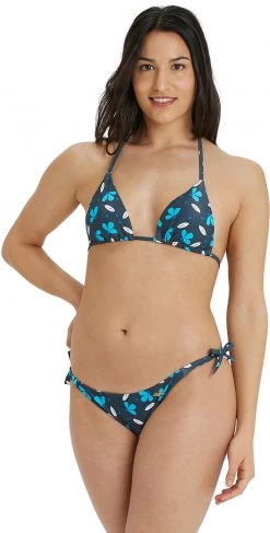 Vente flash ⌛ Arena Allover Triangle Bikini 🔥 Women, noir/Multicolore ⌛ -Maillots de bain Soldes arena allover triangle bikini women asphalt multi 3