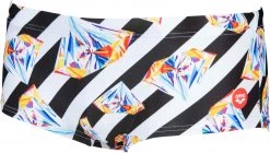 Grosses soldes 👏 Arena Crazy Diamond Low Waist Shorts Men, Multicolore ❤️ -Maillots de bain Soldes arena crazy diamond low waist shorts men black white multi 3