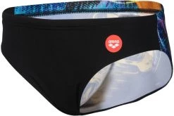 Tout neuf ⌛ Arena Crazy Placement Briefs Boys, noir/Multicolore ✨ -Maillots de bain Soldes arena crazy placement briefs boys black multi 3