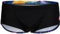 Bon marché 😍 Arena Crazy Placement Low Waist Shorts Men, noir/Multicolore ✔️