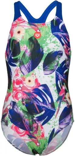 Vente flash 🤩 Arena Crazy Pro Back Allover One Piece Swimsuit 👍 Girls, Multicolore ⭐