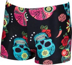 Grosses soldes 🤩 Arena Crazy Skulls Carnival Shorts Boys, noir/Multicolore ✔️ -Maillots de bain Soldes arena crazy skulls carnival shorts boys black multi 3