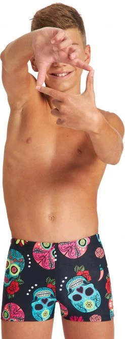 Grosses soldes 🤩 Arena Crazy Skulls Carnival Shorts Boys, noir/Multicolore ✔️ -Maillots de bain Soldes arena crazy skulls carnival shorts boys black multi 6