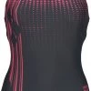 Grosses soldes ⭐ Arena Crosscut Pro Back 🎁 Swimsuit 💯 Women, gris/rose ✨ -Maillots de bain Soldes arena crosscut pro back swimsuit women asphalt freak rose 1