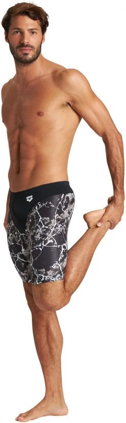 Le moins cher 🌟 Arena Earth Texture Jammers Men, noir/gris ⌛ -Maillots de bain Soldes arena earth texture jammers men black black multi 5 1