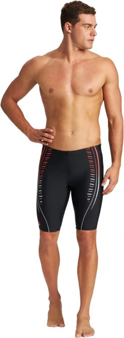 Nouveau ⭐ Arena Glitzy Jammers Men, bleu 🎁 -Maillots de bain Soldes arena glitzy jammers men black multi 5