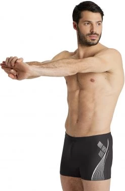 Top 10 🎁 Arena Graphic Shorts Men, noir 🔔 -Maillots de bain Soldes arena graphic shorts men black white 3