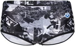 Grosses soldes 🤩 Arena Icons Allover Low Waist Shorts Men, noir/blanc 🎁