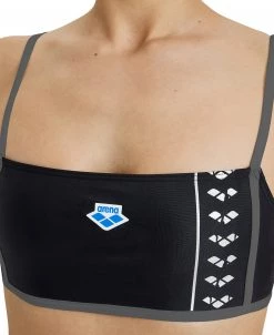 De gros ⭐ Arena Icons Logo Bandeau 🛒 Bikini Women, noir ⌛ -Maillots de bain Soldes arena icons logo bandeau bikini women black asphalt 6