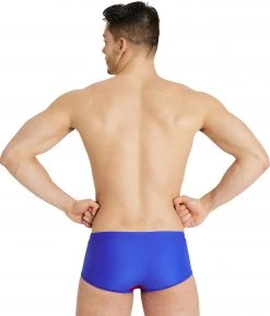 Promo 😉 Arena Icons Panel Low Waist Shorts Men, rouge ⭐ -Maillots de bain Soldes arena icons panel low waist shorts men burgundy neon blue 4