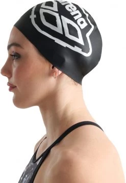 Sortie ✔️ Arena Icons Team Stripe Cap, noir 🤩 -Maillots de bain Soldes arena icons team stripe cap black black 5 1