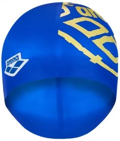 Promo 😉 Arena Icons Team Stripe Swimming Cap, blanc 😍 -Maillots de bain Soldes arena icons team stripe swimming cap neon blue butter 2