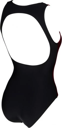Promo 🔔 Arena Just O Back Swimsuit Women, noir/Multicolore ⭐ -Maillots de bain Soldes arena just o back swimsuit women black burnt red asphalt 3 1