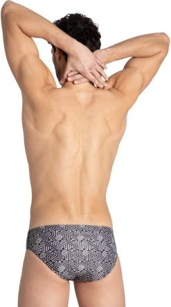 Promo 🔥 Arena Kikko Briefs Men, noir/blanc ⭐ -Maillots de bain Soldes arena kikko briefs men black multi black 2 1