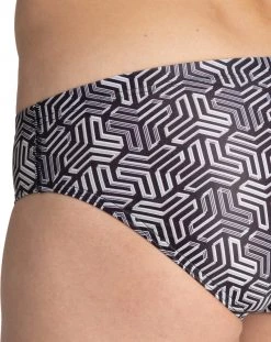 Promo 🔥 Arena Kikko Briefs Men, noir/blanc ⭐ -Maillots de bain Soldes arena kikko briefs men black multi black 5 1