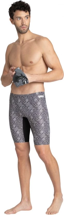 Tout neuf ⭐ Arena Kikko Caleçon de bain Homme, gris/noir 🤩 -Maillots de bain Soldes arena kikko jammer men black multi black 5