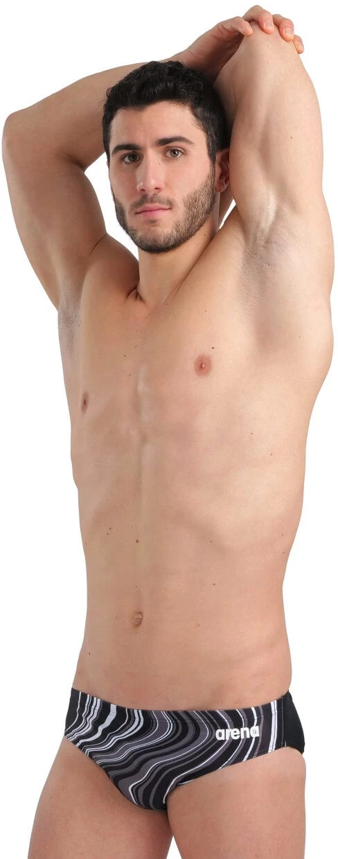 arena Marbled Briefs Men, noir/gris Tout neuf 🔥 Arena Marbled Briefs Men, noir/gris 👏 -Maillots de bain Soldes arena marbled briefs men black black multi 5 2