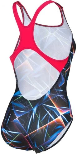 Le moins cher 💯 Arena Pro Back Allover One Piece Swimsuit Women, noir/Multicolore 🌟 -Maillots de bain Soldes arena pro back allover one piece swimsuit women black multi freak rose 4