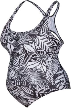 Top 10 🧨 Arena Pro Back Allover Plus One Piece Swimsuit 💯 Women, noir/blanc ❤️ -Maillots de bain Soldes arena pro back allover plus one piece swimsuit women black multi 3