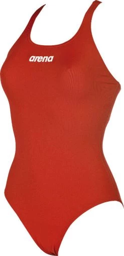 Tout neuf 🔔 Arena Solid Swim Pro Maillot de bain une pièce Femme, rouge 💯