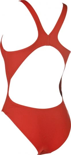 Maillots de bain Soldes -Maillots de bain Soldes arena solid swim tech high one piece swimsuit women red white 2