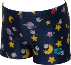 Grosses soldes 👍 Arena Space Cats Shorts Boys, bleu/Multicolore 👏 -Maillots de bain Soldes arena space cats shorts boys navy multi 3