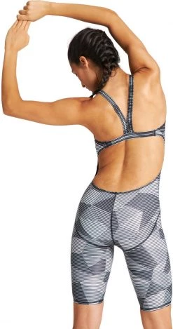 Meilleur prix 🔔 Arena Striped Geo Full Body Women, gris 🛒 -Maillots de bain Soldes arena striped geo full body women black multi 6