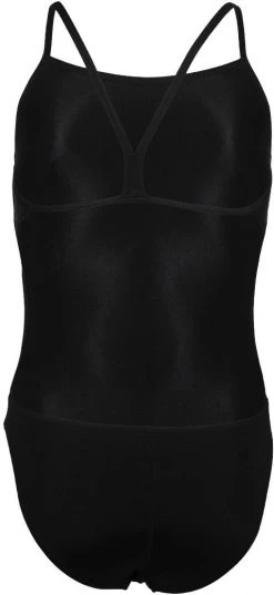 Promo ✨ Arena Team Challenge Solid One Piece Swimsuit Girls, bleu 🌟 -Maillots de bain Soldes arena team challenge solid one piece swimsuit girls black white 2 1