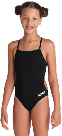 Offres ⌛ Arena Team Challenge Solid One Piece Swimsuit Girls, rouge ✔️ -Maillots de bain Soldes arena team challenge solid one piece swimsuit girls black white 5 2