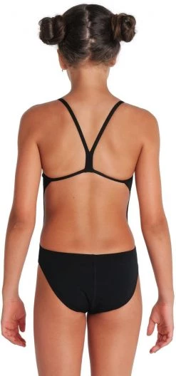 Offres ⌛ Arena Team Challenge Solid One Piece Swimsuit Girls, rouge ✔️ -Maillots de bain Soldes arena team challenge solid one piece swimsuit girls black white 6 2