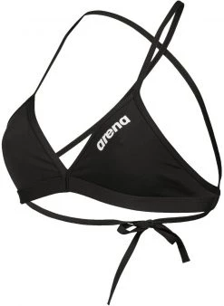 Sortie 🎁 Arena Team Top Tie Back Solid Top Women, bleu 🎉 -Maillots de bain Soldes arena team top tie back solid top women black white 3 2