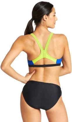 Promo ✨ Arena Threefold ✔️ Bikini Women, noir ⭐ -Maillots de bain Soldes arena threefold bikini women black neon blue soft green 6 1
