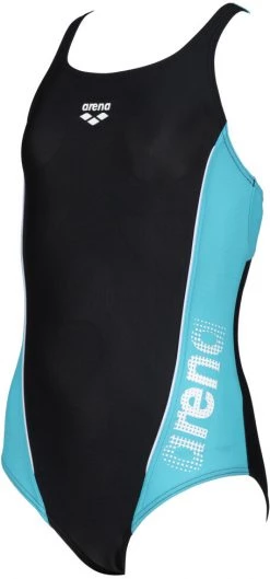 Meilleur prix 🧨 Arena Thrice Pro Back One Piece Swimsuit ✔️ Girls, bleu/orange ✔️ -Maillots de bain Soldes arena thrice pro back one piece swimsuit girls black martinica white 3 1