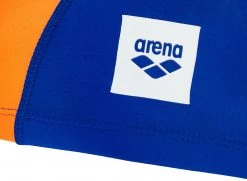 Offres 🤩 Arena Unix II Casquette Enfant, bleu/orange ✨ -Maillots de bain Soldes arena unix ii cap kinder blue orange lightblue 3