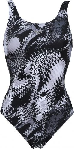 Nouveau 🛒 Arena Zora U Back Swimsuit D Cup ❤️ Women, noir/blanc ✔️