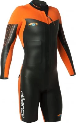 Remise ⭐ Blueseventy Alliance Combinaison de natation pour Swimrun Homme, noir/orange ✨