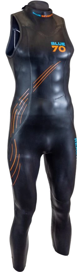 Nouveau 🎉 Blueseventy Reaction Sleeveless Wetsuit Men, noir ❤️